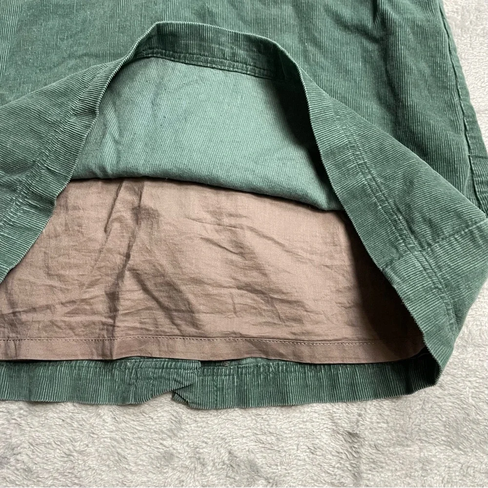 Olive Juice Dress 6 Girls Green‎ Corduroy Prairie Lined